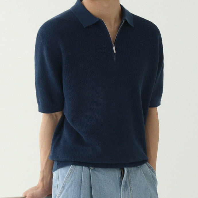 Mercellini Zipped Polo Shirt