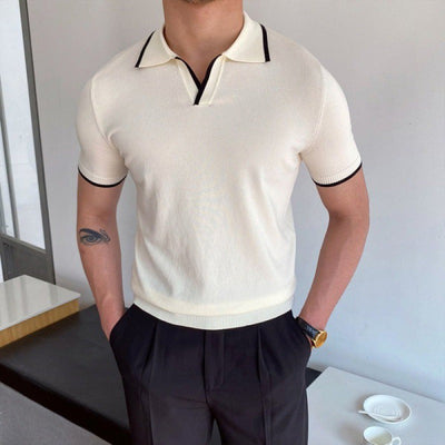 Mercellini V Collar Polo Shirt