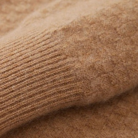 Mercellini Merino Wool Checkered Sweater