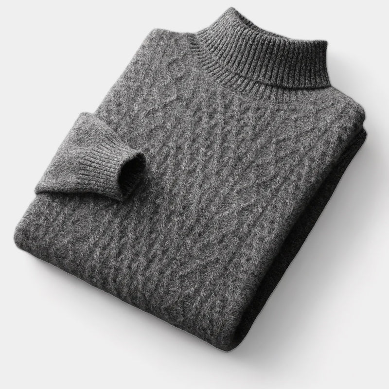 Mercellini Merino Wool Half Turtleneck Sweater