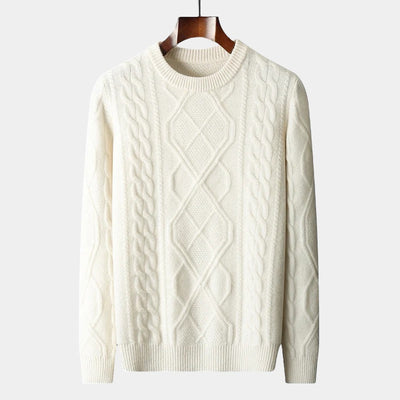 Mercellini Merino Wool Tressed Sweater
