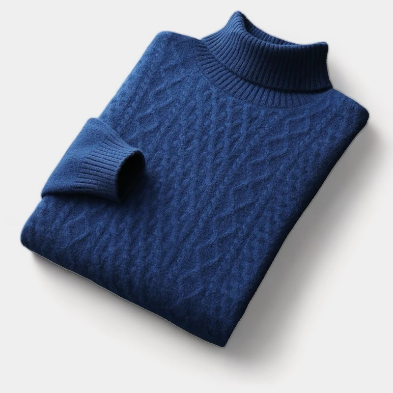 Mercellini Merino Wool Half Turtleneck Sweater