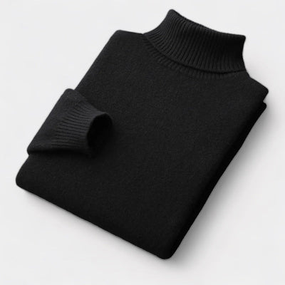 Mercellini Merino Wool Turtleneck Sweater