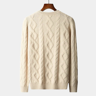 Mercellini Merino Wool Padded Knitted Sweater