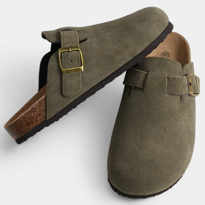 Mercellini Classic Suede Clog