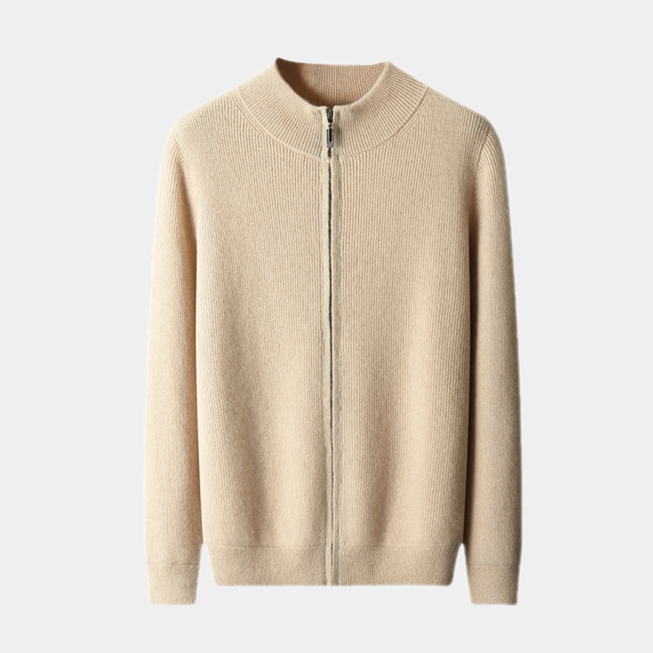 Mercellini Merino Wool Zip Sweater