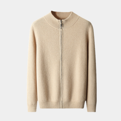 Mercellini Merino Wool Zip Sweater