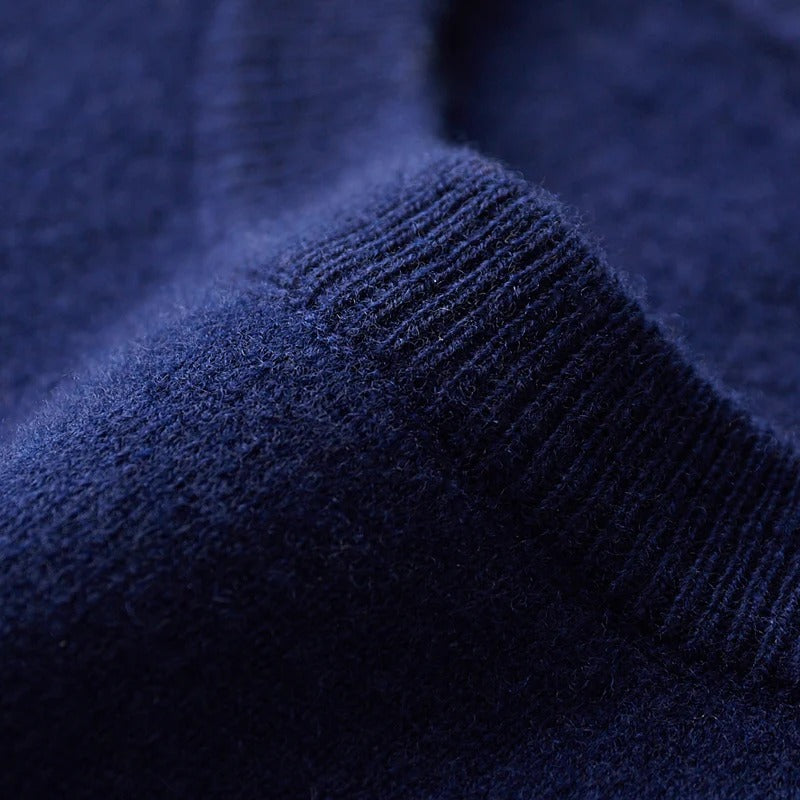 Mercellini Merino Wool Navy Sweater