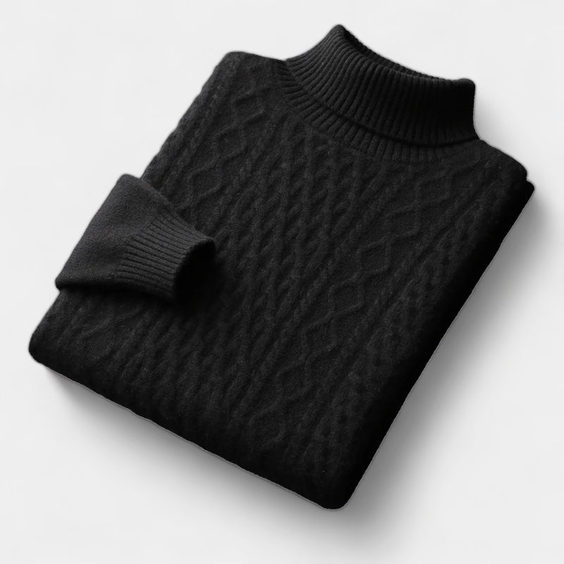 Mercellini Merino Wool Half Turtleneck Sweater