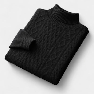 Mercellini Merino Wool Half Turtleneck Sweater