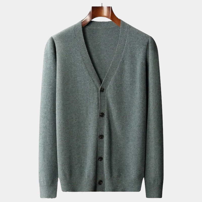 Mercellini Merino Wool Cardigan Sweater