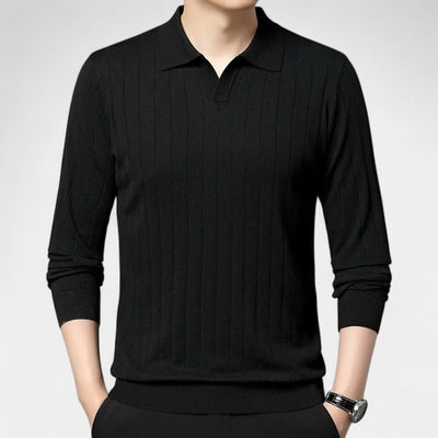 Mercellini Long Sleeve Polo Shirt