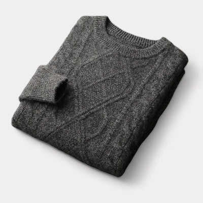Mercellini Merino Wool Tressed Sweater