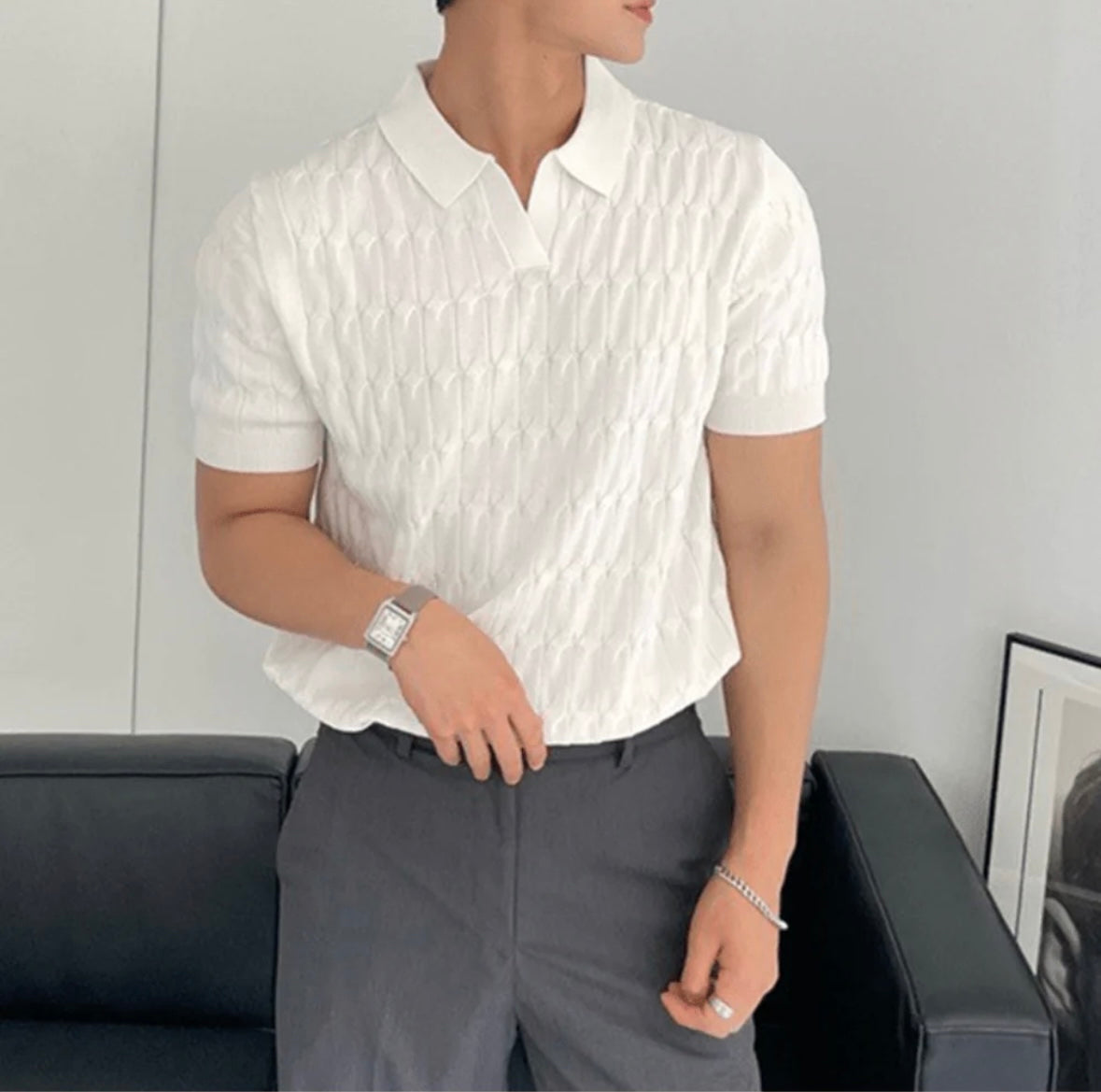 Mercellini Striped Polo Shirt