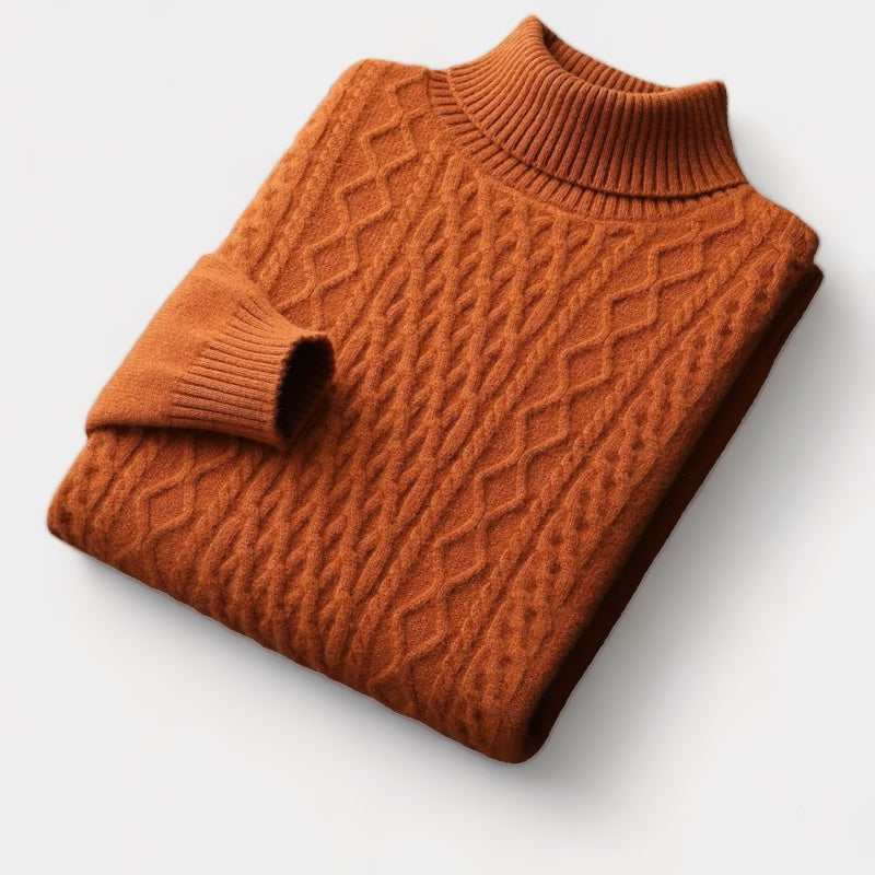 Mercellini Merino Wool Half Turtleneck Sweater