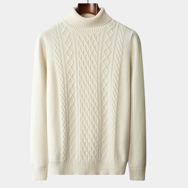 Mercellini Merino Wool Half Turtleneck Sweater