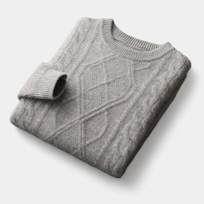 Mercellini Merino Wool Tressed Sweater