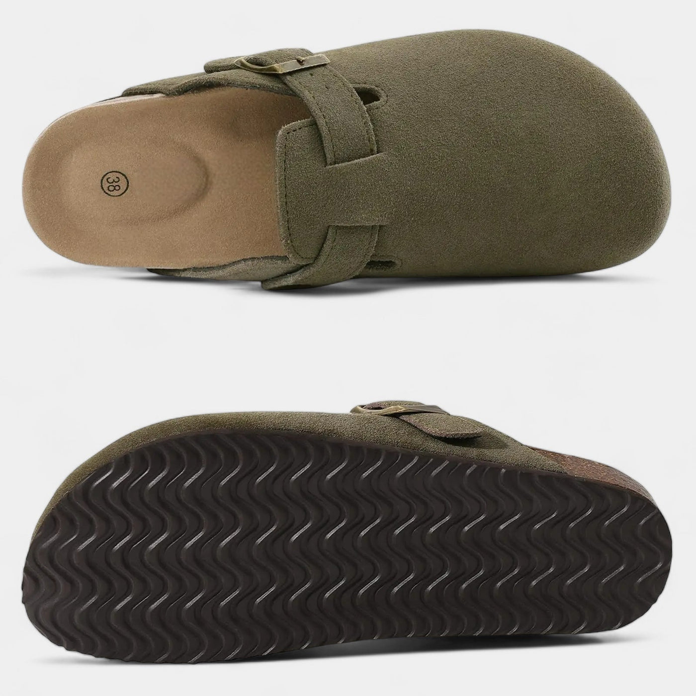 Mercellini Classic Suede Clog