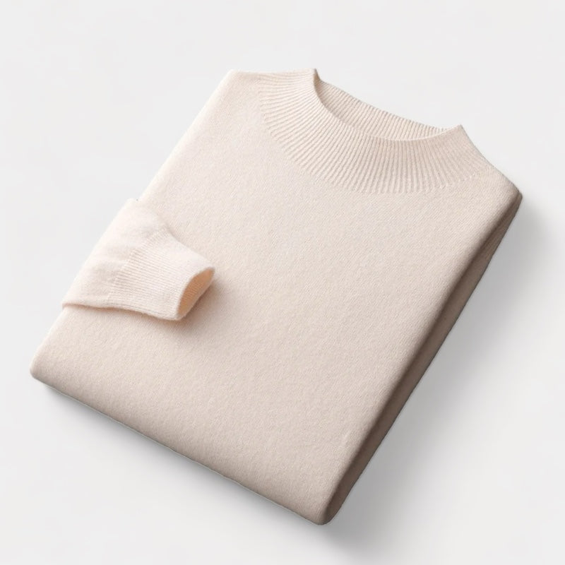 Mercellini Merino Wool Half Turtleneck Sweater