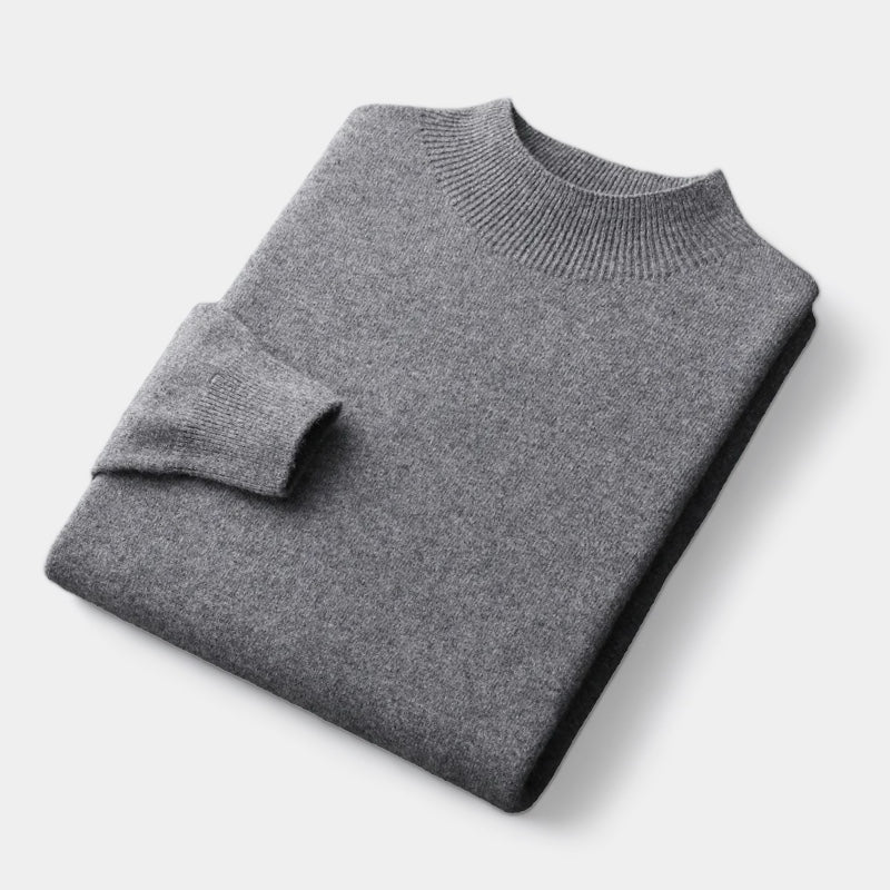 Mercellini Merino Wool Half Turtleneck Sweater