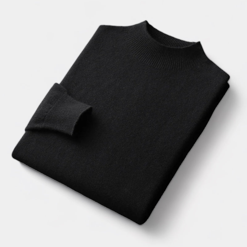 Mercellini Merino Wool Half Turtleneck Sweater
