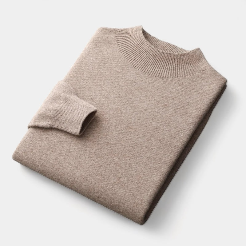 Mercellini Merino Wool Half Turtleneck Sweater