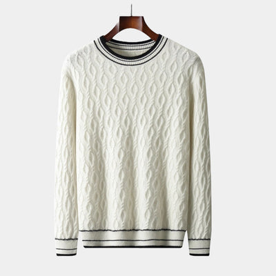 Mercellini Merino Wool Round Neck Sweater