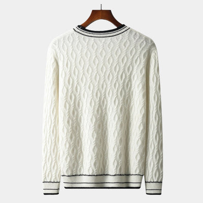 Mercellini Merino Wool Round Neck Sweater