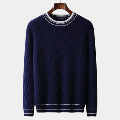 Mercellini Merino Wool Round Neck Sweater