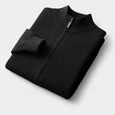 Mercellini Merino Wool Zip Sweater