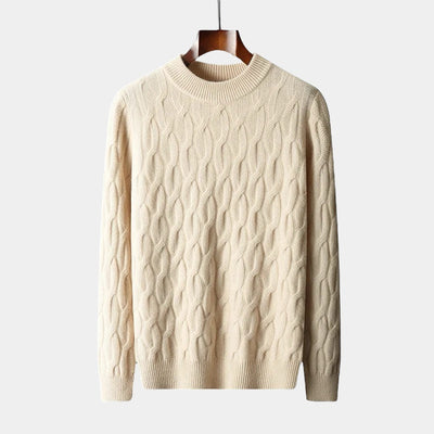 Mercellini Merino Wool Round Neck Sweater