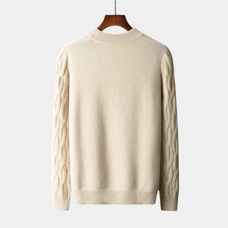 Mercellini Merino Wool Round Neck Sweater