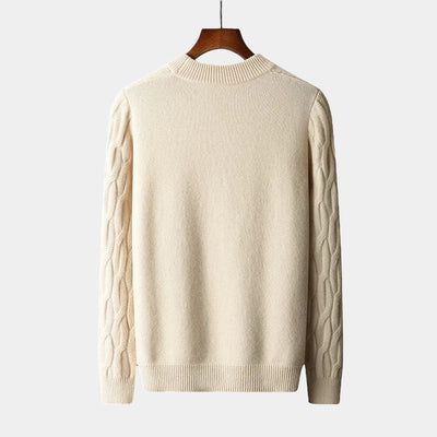 Mercellini Merino Wool Round Neck Sweater