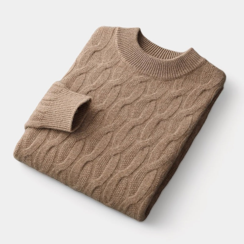 Mercellini Merino Wool Round Neck Sweater