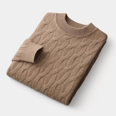 Mercellini Merino Wool Round Neck Sweater