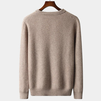 Mercellini Merino Wool Flap Collar Sweater