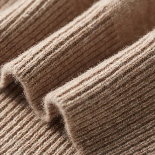 Mercellini Merino Wool Quarter-Zip Sweater