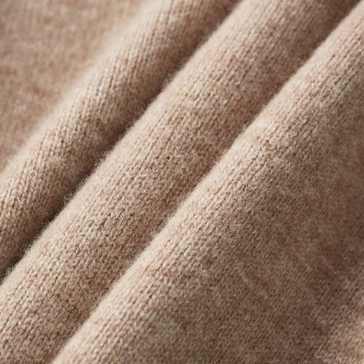 Mercellini Merino Wool Quarter-Zip Sweater