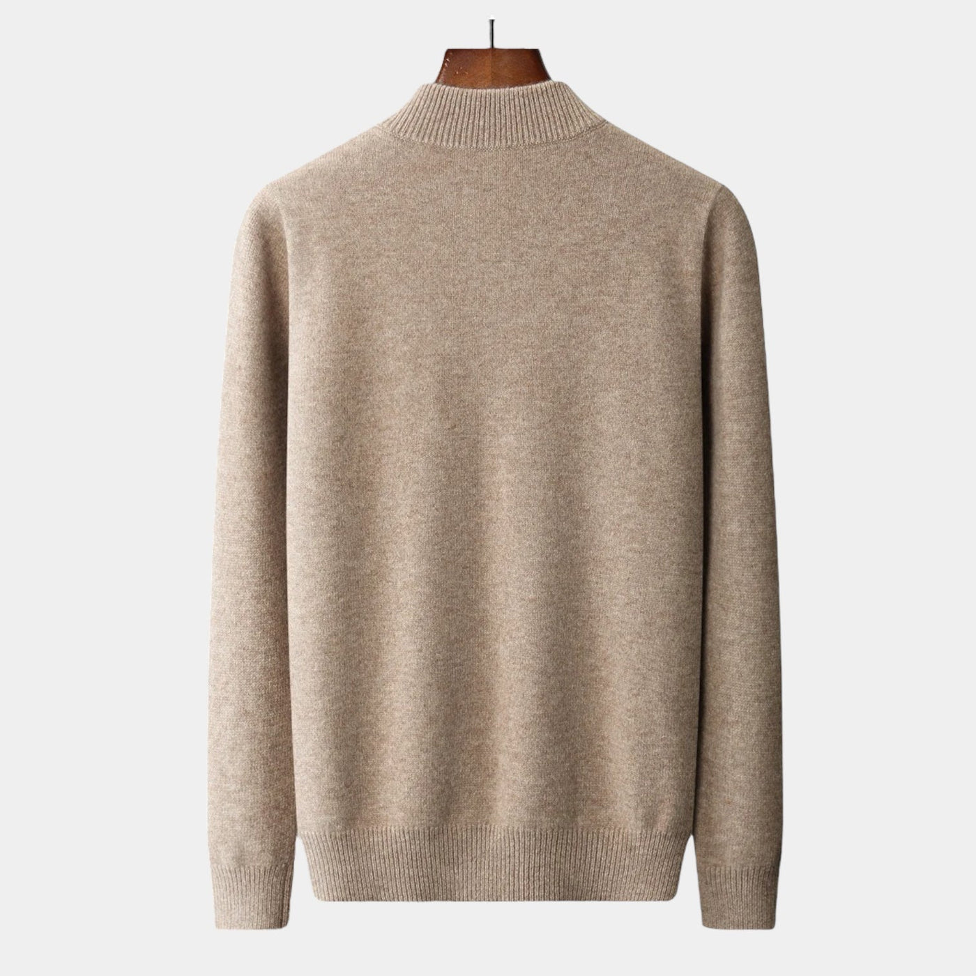 Mercellini Merino Wool Quarter-Zip Sweater