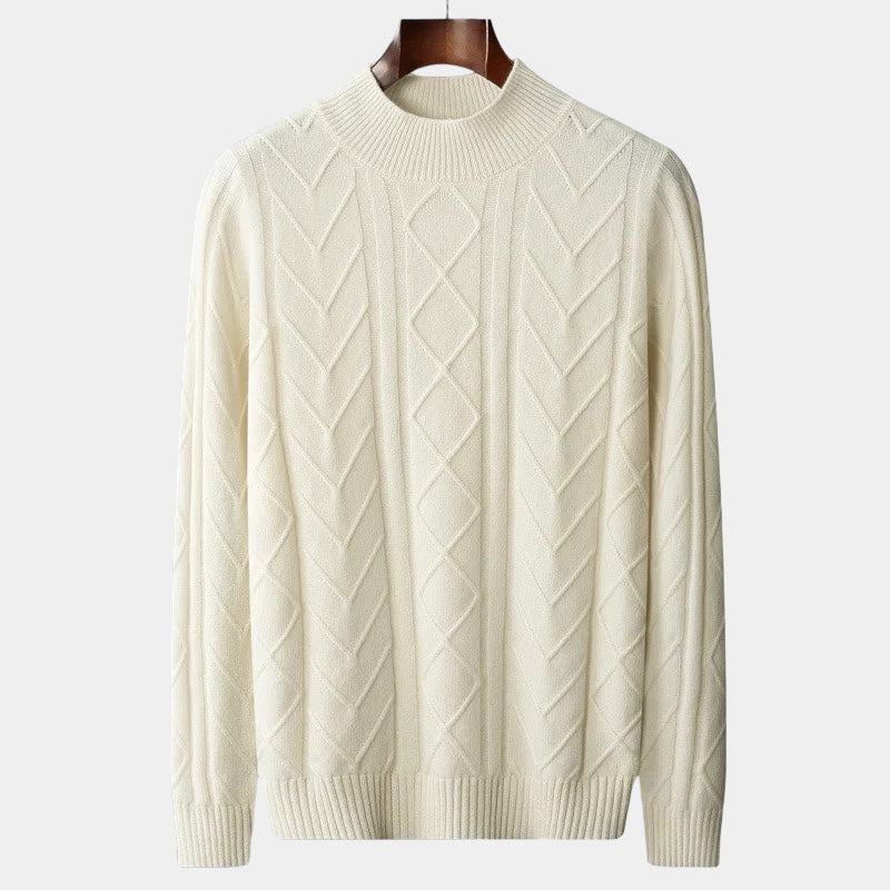 Mercellini Merino Wool Tressed Sweater
