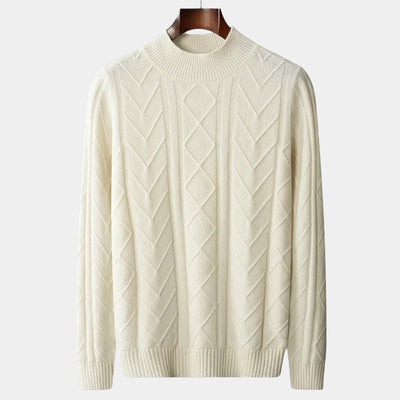 Mercellini Merino Wool Tressed Sweater