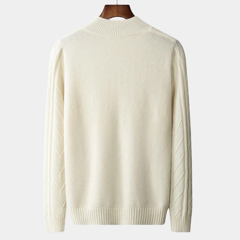 Mercellini Merino Wool Tressed Sweater