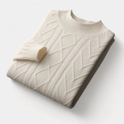 Mercellini Merino Wool Tressed Sweater