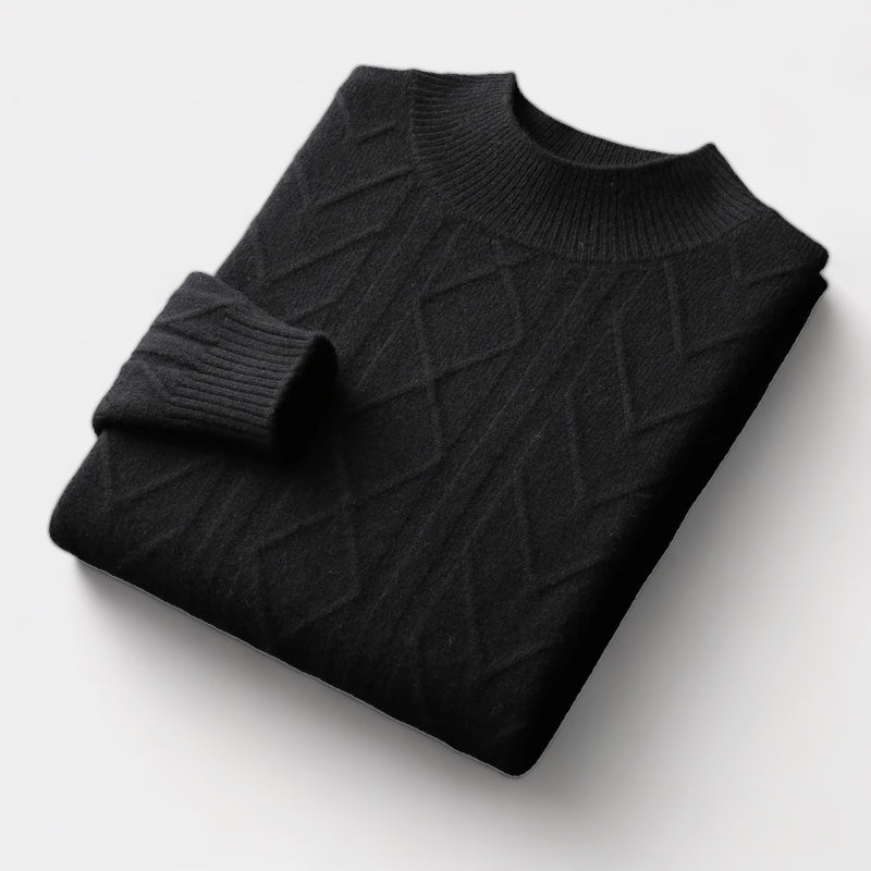 Mercellini Merino Wool Tressed Sweater