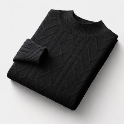 Mercellini Merino Wool Tressed Sweater