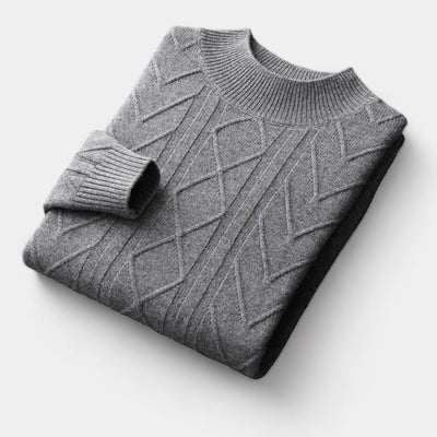 Mercellini Merino Wool Tressed Sweater