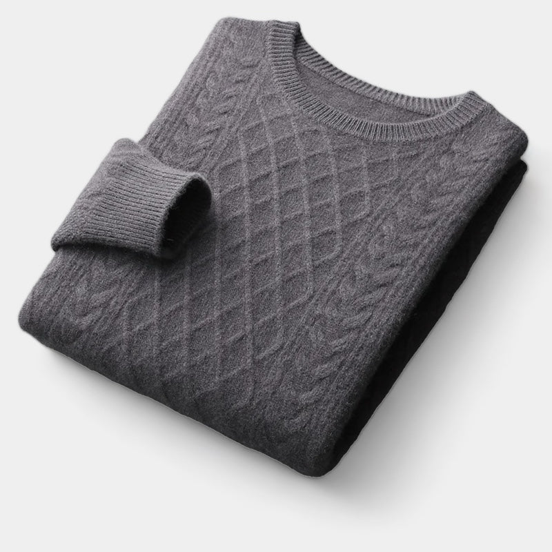 Mercellini Merino Wool Jacquard Sweater
