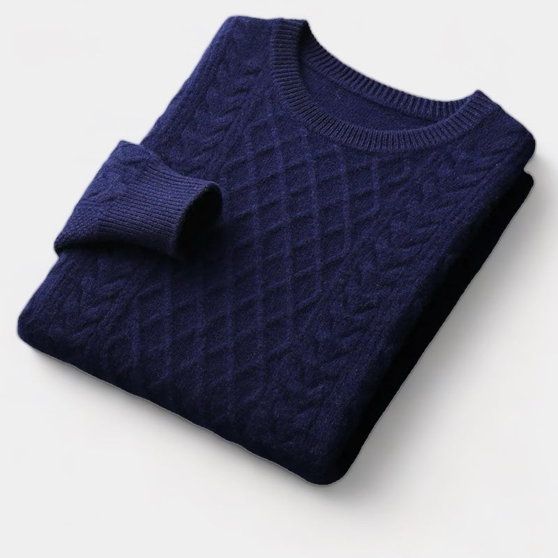 Mercellini Merino Wool Jacquard Sweater