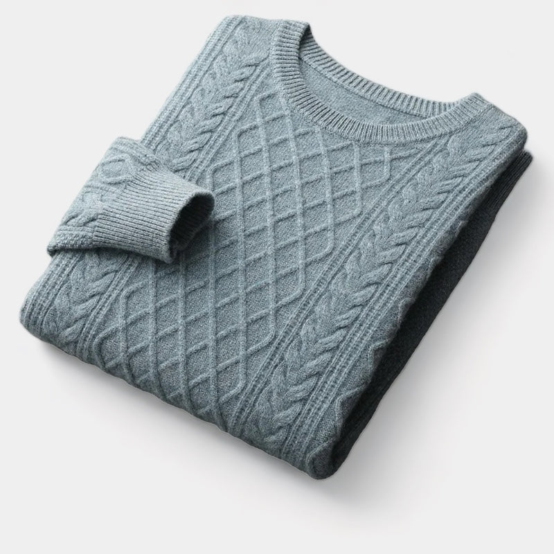 Mercellini Merino Wool Jacquard Sweater