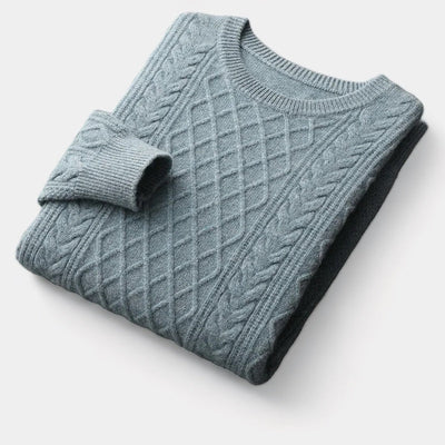 Mercellini Merino Wool Jacquard Sweater